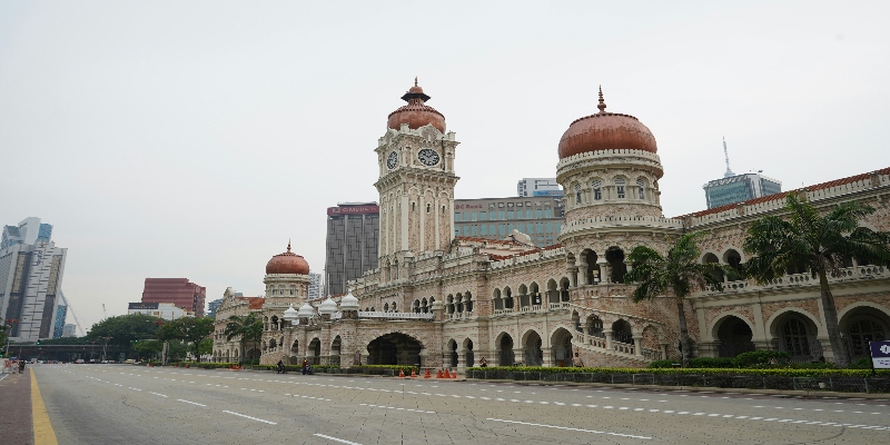 Merdeka Square: A historic landmark in Kuala Lumpur, Malaysia, surrounded by colonial-era buildings.