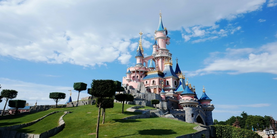 Gorgeous snapshot of Disneyland Paris, capturing the magic and excitement of this beloved amusement park destination.