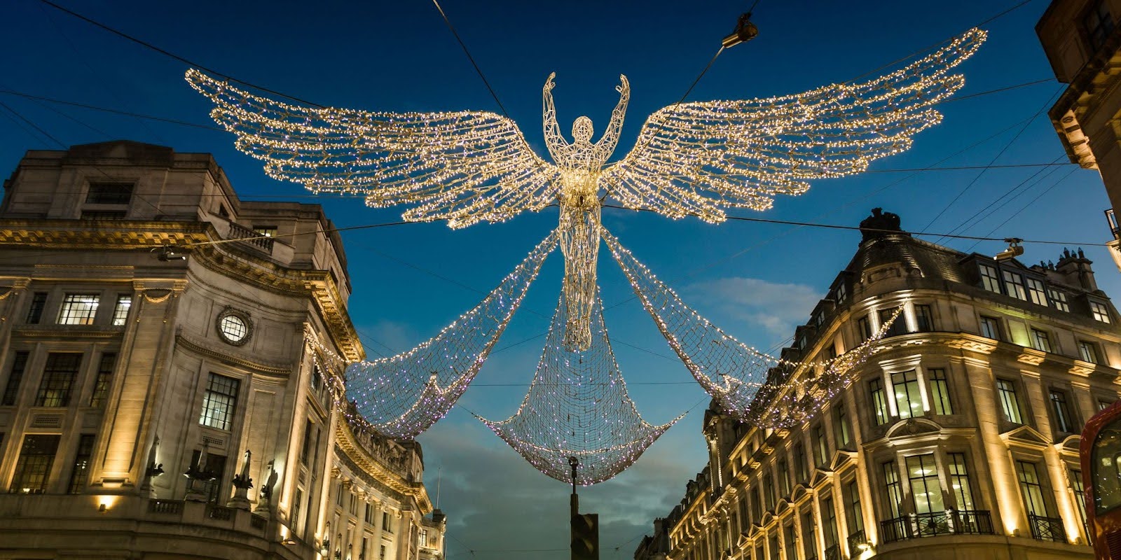 View in London during Christmas 