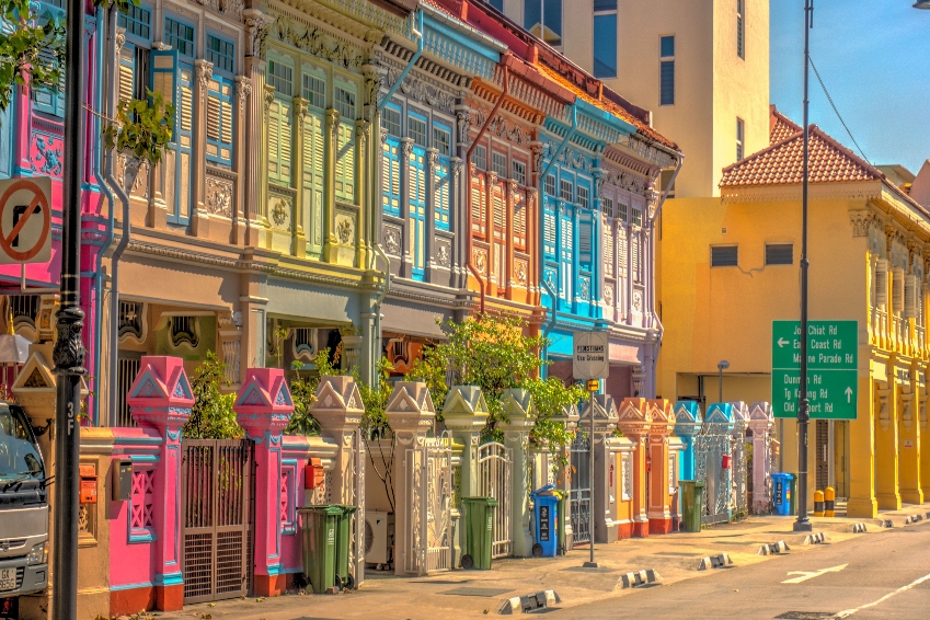 Peranakan houses in Singapore