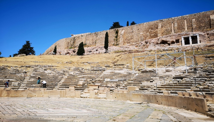 A picture of a site in ancient Athens.