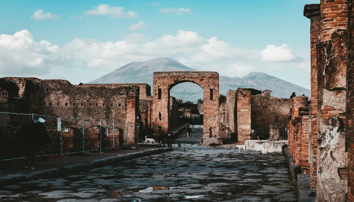 Ruins of Pompeii.