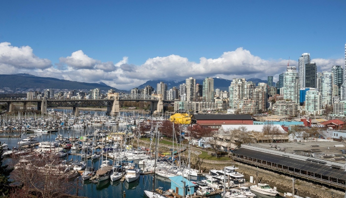 Watching the picturesque views of Granville Island from top is considered must-do activity in Vancouver BC.