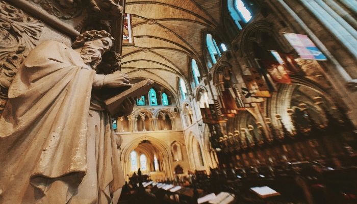 St. Patrick’s, the national cathedral of the Church of Ireland.