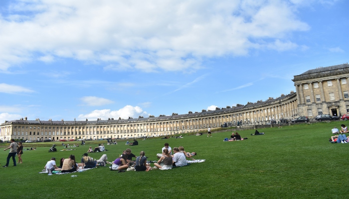 Royal Crescent, another attraction to visit in Bath, UK.